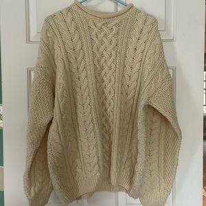 💯% pure New Wool Irish sweater